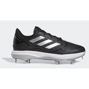 Adidas Adizero PureHustle Metal Baseball Cleats Black Silver NWT Size 9